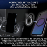Mobiiltelefoni hoidik auto magnet, &uuml;hildub magsafe'iga, &uuml;mmarguse ventilatsiooni jaoks, magnetiline mobiiltelefoni hoidik &uuml;mmargusele ventilaatorile ja &otilde;huavale, ideaalne mercedes-benzi, audi ja k&otilde;ikidele ribidega ventilatsioonid&uuml;&uuml;sidele