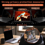 Mosuul s&uuml;learvuti privaatsusfilter 15.6 tolli 16:9, s&uuml;learvuti privaatsusfilter, spioonivastane privaatsusfilm, sinise valguse ja peegelduse vastane kaitse 15.6 tolli lenovo/sgin/hp/dell/acer/lenovo/thinkpad s&uuml;learvutile