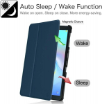 Fintie &uuml;mbris Samsung Galaxy Tab A 10.5 Sm-t590/t595 jaoks - Folio Stend Kaitse&uuml;mbris automaatse une/&auml;rkveloleku funktsiooniga, mitme nurga alt vaadatav Samsung Galaxy Tab A 10.5 tolli 2018 tahvelarvutile, tumesinine