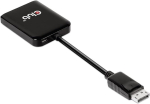 Club 3d Multi Stream Transport (mst) jaotur Displayport&trade; 1.4 kuni Displayport&trade; Dual Monitor 4k60hz