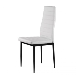 4 s&ouml;&ouml;gitoa tooli komplekt elutuppa Eco-Leather, ergonoomiline seljatugi, valge