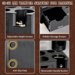 Builrand tamperimisjaam baristale 51&ndash;54 mm/58 mm universaalne kohvi tamperimisjaam espresso tamperimisjaam valmistatud abs-ist espressomasinale barista tarvikud kohvi tihendamise alus kohvi tihendamiseks