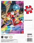 The Op Usaopoly Mario Kart Rainbow Road pusle kogu perele, puslem&auml;ng lastele alates 8. eluaastast, Mario Karti teemaline pusle 1000 t&uuml;kiga