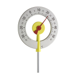 Analoogdisaini aiatermomeeter LOLLIPOP 12.2055.07