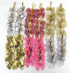 Capiso 60 x klambriga kinnitusklipiga lips, satiinpael, lurex-pael, kotipael, k&uuml;psistele, erinevad v&auml;rvid