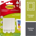 Command 17201 pildiraamide riputusribad, valge, suurus M