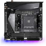 Gigabyte B550i Aorus Pro Ax emaplaat - Amd Ryzen 5000 Cpu, 8 faasi Vrm, kuni 5300 Mhz Ddr4, 1xpcie 4.0 + 1xpcie 3.0 M.2, Wi-fi 6e, 2.5gbe Lan, Usb 3.2 Gen 2