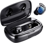 Tribit Flybuds 3 Bluetooth k&otilde;rvasisesed k&otilde;rvaklapid, 100 tundi m&auml;nguaega, Usb-c laadimiskarp, kiirlaadimine, Bluetooth 5.0, Ipx8 veekindel, puutetundlik juhtimine, s&uuml;gav bass, sisseehitatud mikrofon, juhtmevabad k&otilde;rvaklapid
