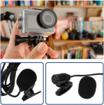 Ototec V&auml;line mikrofon Usb Type B Spordikaamera v&auml;line mikrofon, &uuml;hildub Brave 4 Pro V50 X V35 V39, 1.5m, must