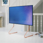 Pedestal Sway telerialus 40 kuni 70 tolli, kvaliteetne teleri p&otilde;randajalus, moodne telerialus, unikaalne telerialus (roosa)