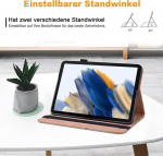 Bolelaw &uuml;mbris Samsung Galaxy Tab S10 Fe/galaxy Tab S9 Fe 10.9 tolli tahvelarvutile, Pu nahast folio &uuml;mbris pliiatsi hoidiku, kaardipesa ja statiivi funktsiooniga, tahvelarvuti &uuml;mbris Galaxy Tab S10 Fe jaoks, Eiffel Tower