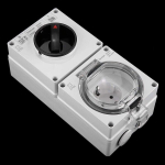 Fdit leegiaardav pc korpus ip66 veekindel pistikupesa seinapistiku adapter l&uuml;litiga, kasutatakse kodukontoris, restoranis, hotellis ja muudes siseruumides (saksa)