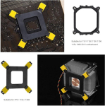 Ototec must cpu jahutusventilaatori kinnitusklamber 8 kruviga, &uuml;hildub intel 1151 1150 1155 1156 115 x 1366 2011 emaplaadiga