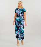 Hansmark Naiste kleit 72269*01, must/roheline