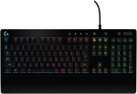 Logitech G G213 Prodigy m&auml;nguriklaviatuur, Lightsync Rgb, Mech-dome klahvid, pritsmekindel, multimeedia klahvid, Azerty paigutus, Belgia - must