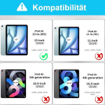 Jademall Klaviatuur Ipad Air 13 - Juhtmevaba klaviatuur valgustuse ja puuteplaadiga Ipad Air 13 m2 2024/air 13 m3 2025 jaoks, kaitse&uuml;mbris pliiatsi hoidjaga