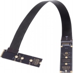 Nvme M-key pikendusjuhe 30cm, nurga all Pci-e 4.0