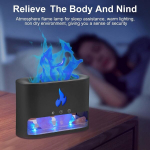 Aroomidifuuser, 250 ml leekide aroomidifuuser, 7 v&auml;rvi, eeterlike &otilde;lide difuuser kristallsoolakiviga, veevaba automaatne v&auml;ljal&uuml;litus, magamistuppa, kontorisse