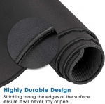 Ktrio m&auml;ngurihiirematt, xxxl suuruses hiirematt, 900 x 400 mm, multifunktsionaalne suur matt, hiirematt, suur suurus, parandab t&auml;psust ja kiirust, kummist alus (must)