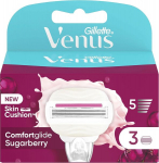 Gillette Venus Comfortglide Sugarberry vahetusterad naistele, 5 teraga (3 tk pakis)