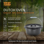 Texas club malmist hollandi ahi malmist pott kaanega, mahutavus 3,5 l