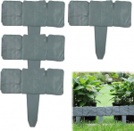 Plastist muru&auml;&auml;r, antratsiithall muru&auml;&auml;r kivimustriga, lillepeenra &auml;&auml;ris, niitmise serv, plastikust &auml;&auml;red, lillepeenra &auml;&auml;red, niitmise serv, palissaad lilledele, aiaaed, dekoratiivne, pakk