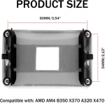 Ryaupy Am4 tagaplaat cpu jahutile - heatsink hoidik kruvidega - arvuti heatsink tagaplaat &uuml;hildub amd b350 x370 a320 x470