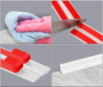 Kleepuvad servateibid valged 3m x 4cm - kaunistuseks ja kaitseks