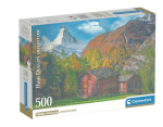 Pusle trobelaga ja m&auml;gedega Clementoni Charming Matterhorn, 35597, 500 tk.
