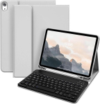 Kvtvou klaviatuurikohver ipad a16 2025 11. p&otilde;lvkonnale/ipad 10. p&otilde;lvkonnale 2022 10,9 tolli, magnetiline eemaldatav, saksa bluetooth qwertz klaviatuur, hall