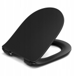 WC iste DEANTE PEONIA vabalt langev SLIM must matt k&otilde;va wc-le