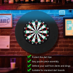 Noolelaua kaitsev ring, surround kollektsiooni ring, noolelaud, noolelaua &auml;&auml;r, eva noolekaitse r&otilde;ngas seina- ja helikaitsega, surround noolelaua l&auml;bim&otilde;&otilde;t