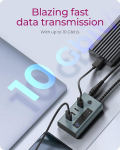 Icybox usb 3.2 gen 2 type-c hub ib-hub1454-c31