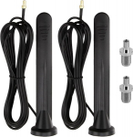 2 tk 5g lte antenn, suunatu signaaliv&otilde;imendi sma ts9 pistikuga, 15dbi k&otilde;rge v&otilde;imendus, v&auml;line magnetiline alus sise-/v&auml;listingimustesse, universaalne 3g/4g/5g/gsm/gprs ruuter, k&otilde;ik sagedused