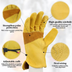 Mizikuu Talvised t&ouml;&ouml;kindad, veisenahast t&ouml;&ouml;kindad, termilised kulumiskindlad aiat&ouml;&ouml;kindad tugevdatud peopesaga k&uuml;lma ilmaga t&ouml;&ouml;tamiseks