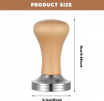 Maple Plentiful 51 mm kohvitamper roostevabast terasest kohvitamper espresso tamper espresso tamper 51 mm 51 mm h&otilde;bedane kohvitamper kohvitamper 51 mm 51 mm h&otilde;bedane kohvitamper espressomasinatele ja kohvikutele