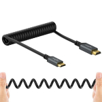 Mini Hdmi-hdmi spiraalkaabel, 4k, 1,5 m