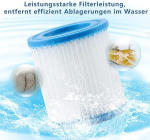 Woejgo basseinifilter t&uuml;&uuml;p h filterpadrunid basseinile, basseinifiltri padrun puhastamiseks, mullivanni filter, easy set basseinipadrunid, 2 tk
