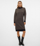 Vero Moda naiste kleit 10314459*02, must/beež