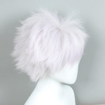 Linfairy l&uuml;hike hele h&otilde;bedane roosa ja lilla seguga cosplay parukas Halloweeni kost&uuml;&uuml;mideks, parukad meestele