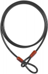 Abus Cobra kaabellukk 10mm, 140cm, must