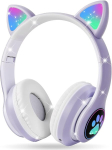 Axfee laste k&otilde;rvaklapid, Bluetooth, t&uuml;drukute kassi k&otilde;rvaklapid, k&otilde;rva peal Led-valgustusega, kokkupandavad stereo k&otilde;rvaklapid, juhtmevabad, mikrofoniga laste k&otilde;rvaklapid, Micro Sd/tf mobiilile