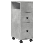 kitsas vannitoakapp ratastega, betoonhall, tehispuit CFE9353507