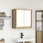 vannitoa seinakapp peegliga sonoma tamm 60x21x60 cm CFE2649212