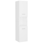 vannitoakapp valge 30 x 30 x 130 cm tehispuit CFE3698561