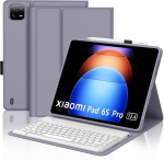 Sengbirch klaviatuurikohver xiaomi pad 6s pro 12.4 tolli 2024 jaoks - prantsuse azerty klaviatuurikohver pliiatsi pesaga, eemaldatav juhtmevaba bluetooth xiaomi pad 6s pro 12.4 tolli jaoks