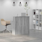 vastuv&otilde;tulaud, hall sonoma tamm, 100x50x103,5 cm, tehispuit CFE8539680