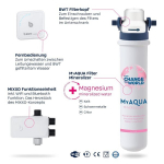 Bwt Mixxo stardikomplekt mineralisaator | valamu alla paigaldatav veefilter teie olemasolevale k&ouml;&ouml;gisegistile | sisaldab mineralisaatori filtrikassetti