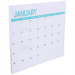 Magnetiline paberist kalender k&uuml;lmkapile 18 kuud v&auml;rviline