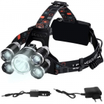 Pealamp 5 x LED T6 Cree